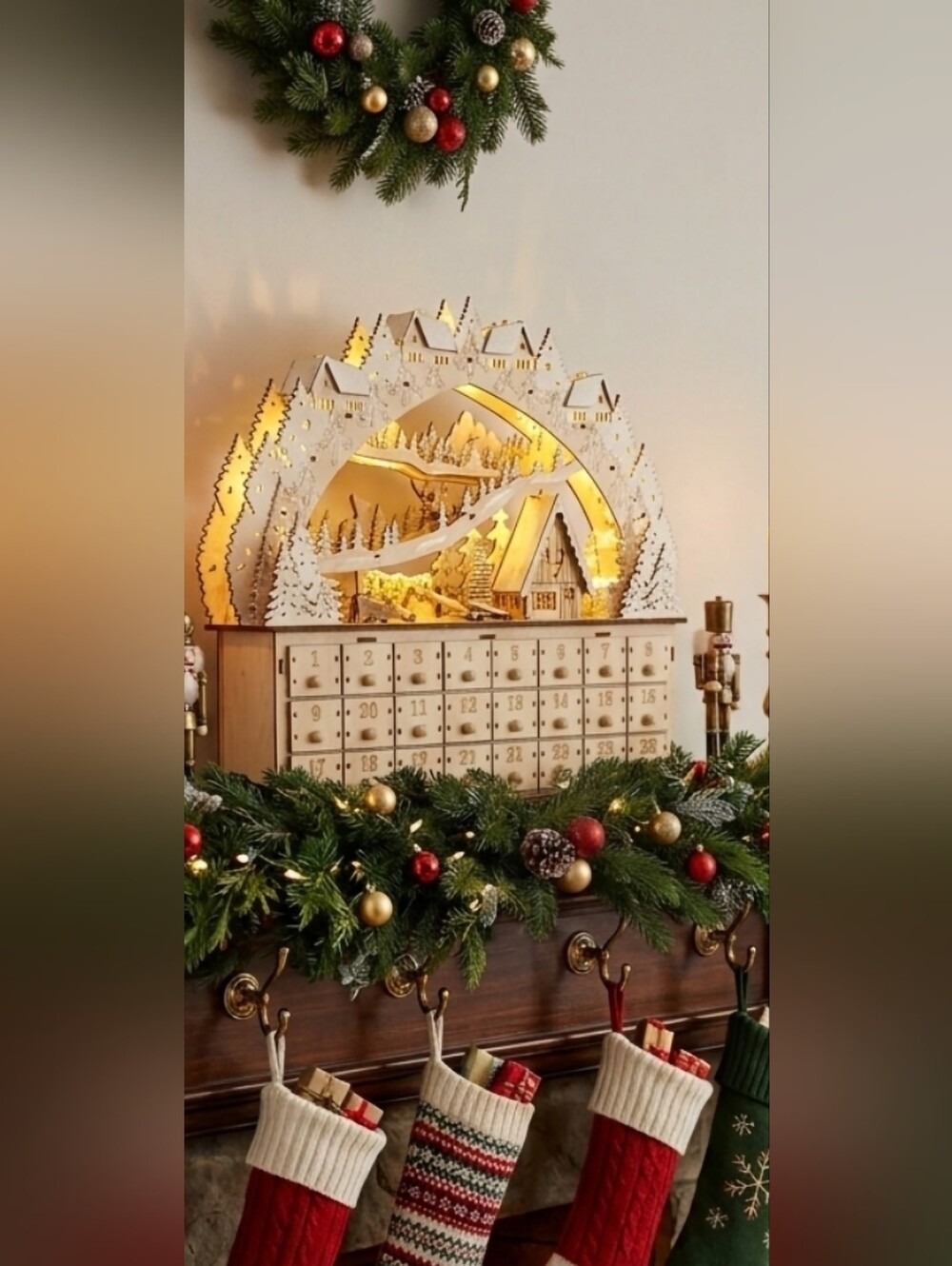 SMALL FOOT▪️24 DRAWER ▪️LASER CUT▪️ ADVENT CALENDAR